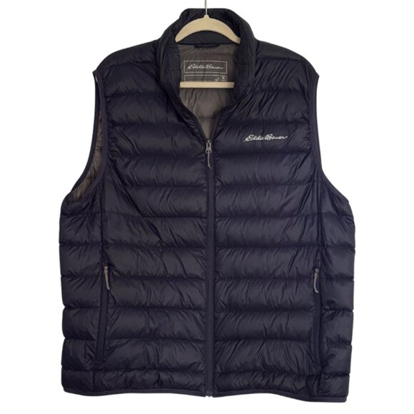 Eddie Bauer CirrusLite Puffer Vest Men's Size XL Navy Blue EUC - Picture 1 of 9